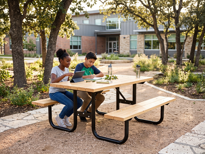 Wood tables