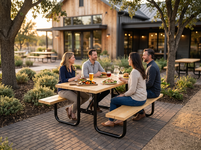 Wood tables