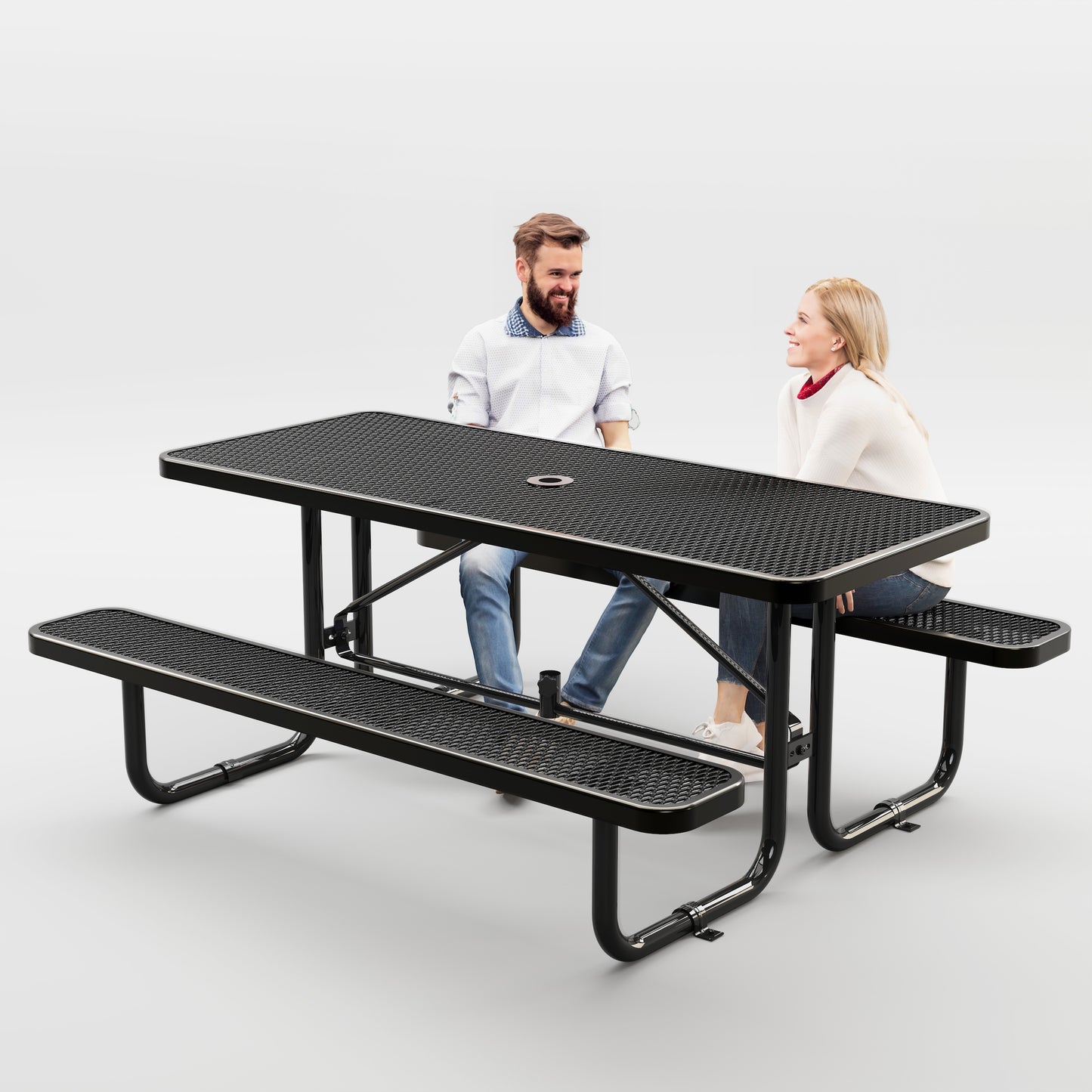 Picnic Table - Rectangle - 6ft - Black