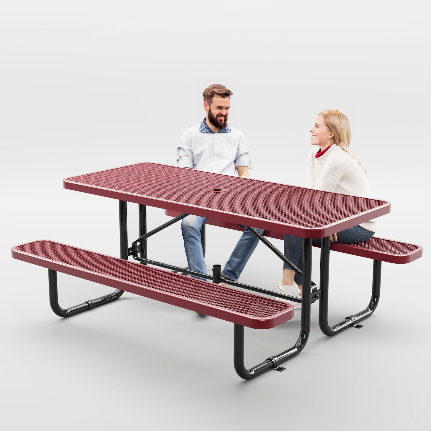 Picnic Table - Rectangle - 6ft - Red