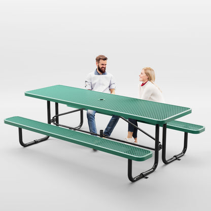 Picnic Table - Rectangle - 8ft - Green