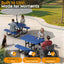 Metal Picnic Table - Rectangle Expanded Metal - 4ft - Blue