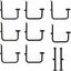 Picnic Table - Round / Square - Black - Legs Only