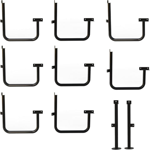 Picnic Table - Round / Square - Black - Legs Only