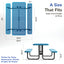 Metal Picnic Table - Rectangle Expanded Metal - 6ft - Blue - NOT ADA COMPLIANT