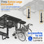 Metal Picnic Table - Square Expanded Metal - 46 in - Black