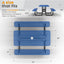 Metal Picnic Table - Rectangle Expanded Metal - 6ft - Blue