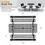 Metal Picnic Table - Rectangle Expanded Metal - 8ft - Black - ADA Compliant