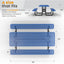 Metal Picnic Table - Rectangle Punched Metal - 8ft - Blue