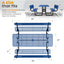 Metal Picnic Table - Rectangle Expanded Metal - 8ft - Blue - ADA Compliant
