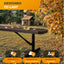 Heavy-Duty Outdoor Bench - Expanded Metal - 6ft - Portable - No Back - Brown