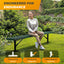 Heavy-Duty Outdoor Bench - Expanded Metal - 8ft - Surface - Green