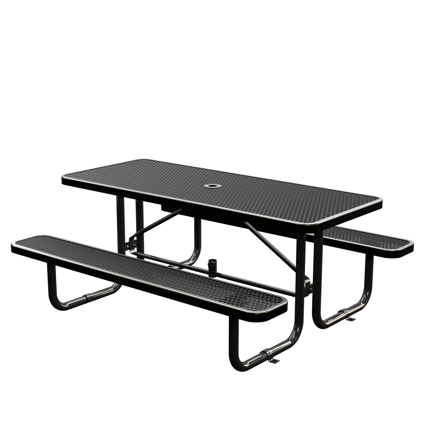 Picnic Table - Rectangle - 6ft - Black