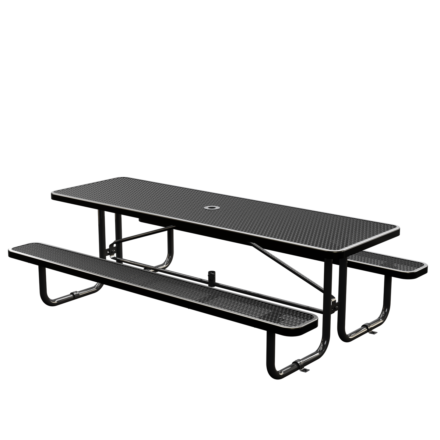 Picnic Table - Rectangle - 8ft - Black