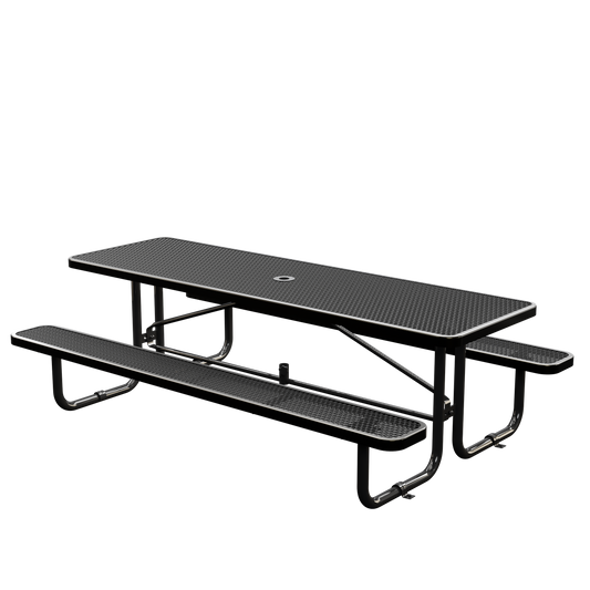 Picnic Table - Rectangle - 8ft - Black