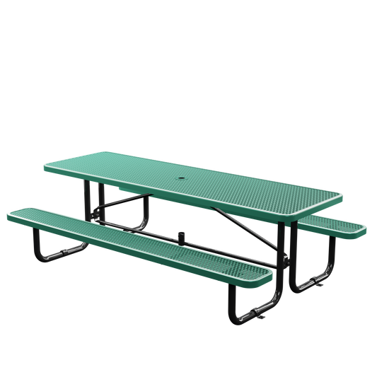 Picnic Table - Rectangle - 8ft - Green