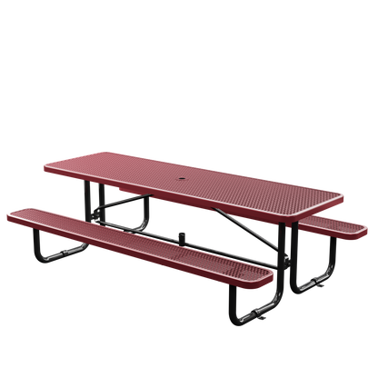 Picnic Table - Rectangle - 8ft - Red