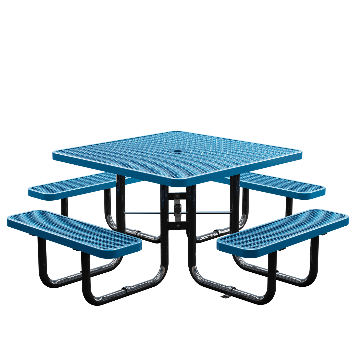 Picnic Table - Square - 46 in - Blue