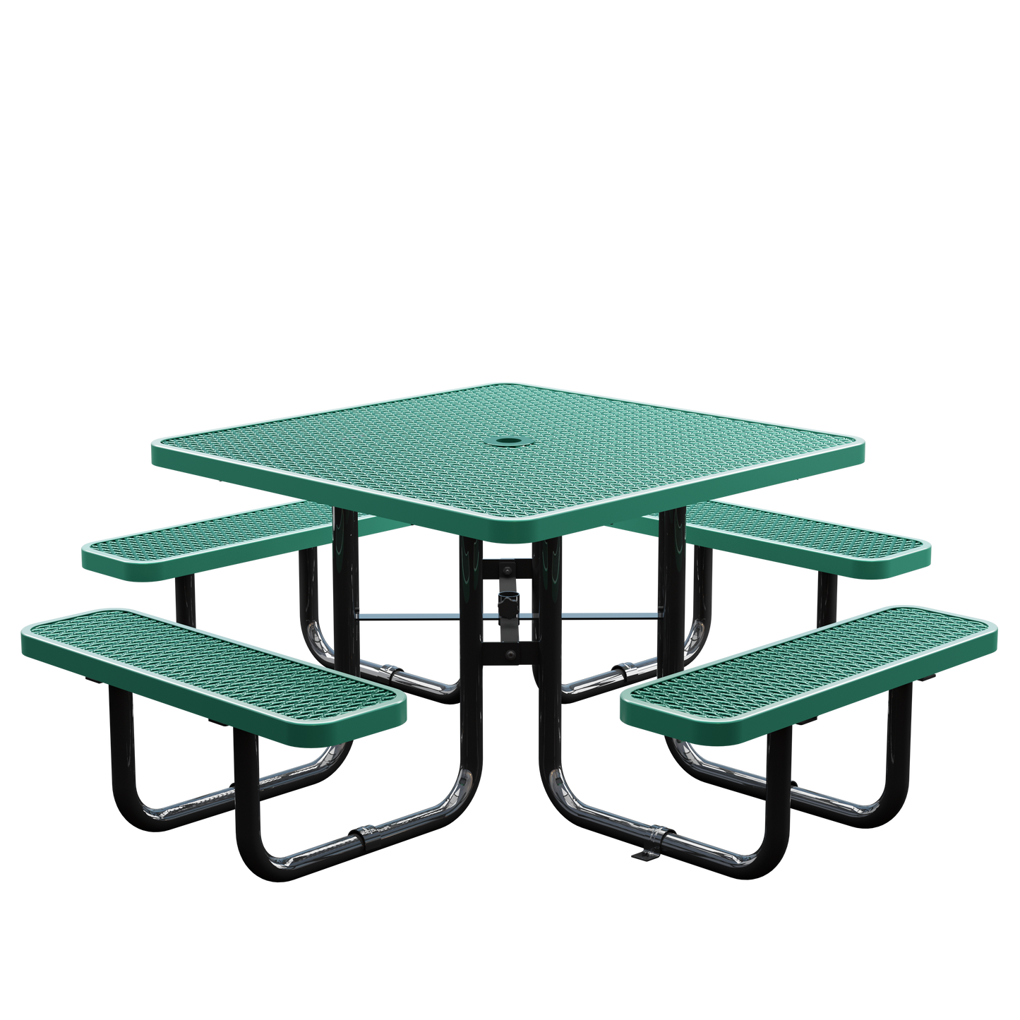 Picnic Table - Square - 46 in - Green