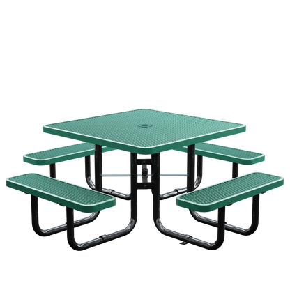 Picnic Table - Square - 46 in - Green