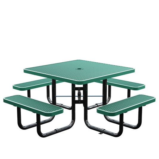 Picnic Table - Square - 46 in - Green