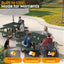 Metal Picnic Table - Square Expanded Metal - 46 in - Green